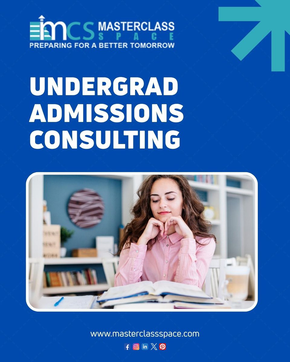 MasterclasSpace's tweet image. 🎓 Dreaming of studying at your dream university?
At Masterclass Space, our Undergrad Admissions Consulting helps you craft winning applications, ace interviews, and secure spots at top global universities. 🌍✨

🔗 Visit: masterclassspace.com

#MasterclassSpace #Admissions