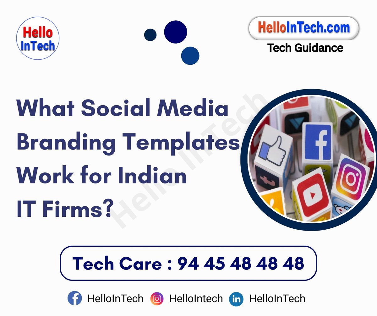 HelloIntec13514's tweet image. What social media branding templates work for Indian IT firms?

If you would like more information, please visit the page.
hellointech.com/what-social-me…

#socialmediabranding #itfirmsindia #brandingtemplates #digitalmarketing #indiantech #socialmediastrategy #brandidentity
