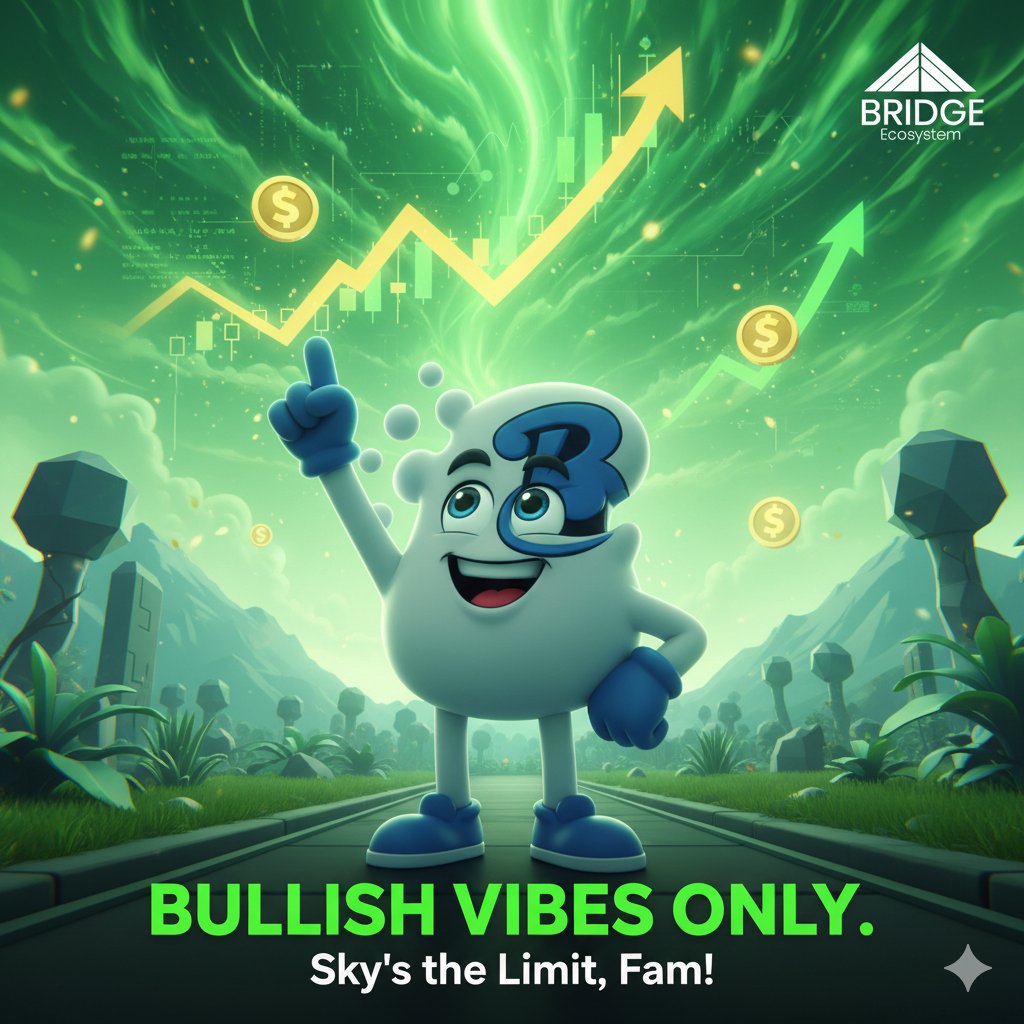 Bullish vibes only!

Hi, <a href="/Bridge_EC0/">Bridge Ecosystem</a>.
The sky is the limit, fam—your circle drives epic wins in collaborations, growth, and premium unlocks!

Let us soar together. 

Join the Hub: T.me/Bride_Ecosystem 
#BECS #CreatorGrowth