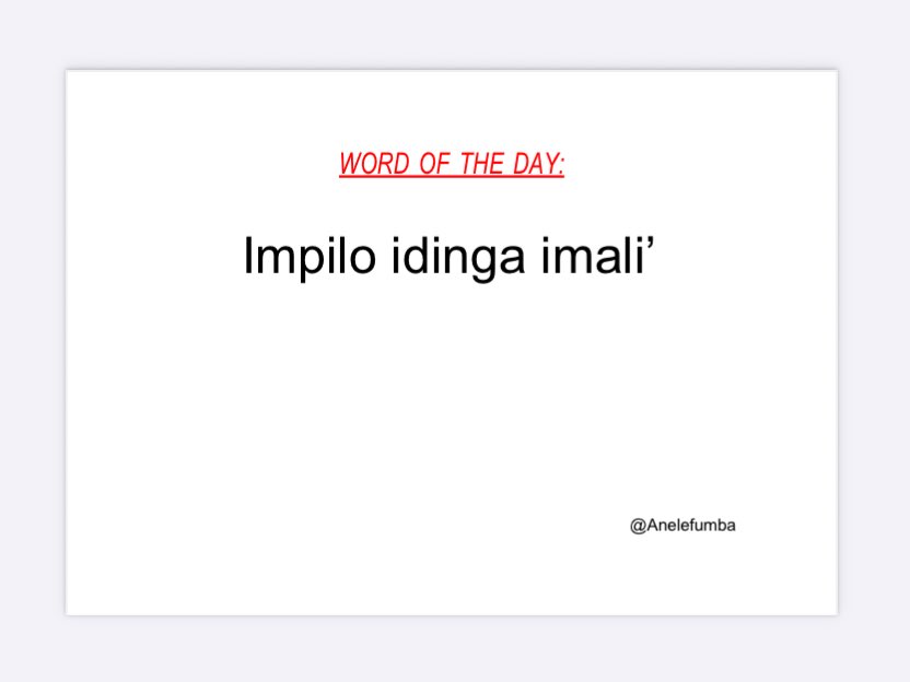 Anele Fumba 🇿🇦 tweet media