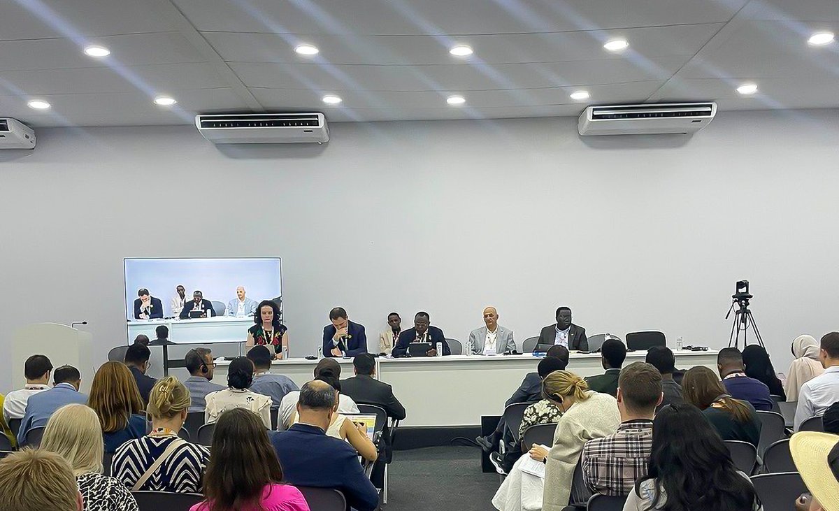 Fragile &amp; conflict-affected contexts need more climate finance.  

At a #COP30 side-event supported by #ClimateSecurityMechanism, new commitments &amp; partnerships signal growing momentum to make climate finance work for underserved communities.  

Read more: tinyurl.com/3n659yu7
