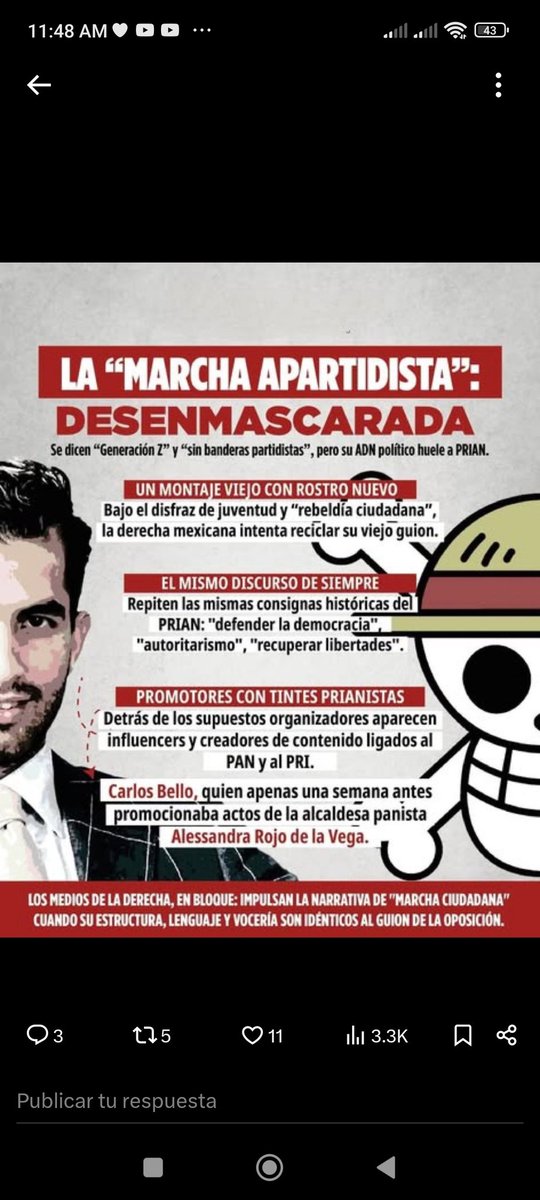 Xavsal's tweet photo. @JaimeCCS 🤣🤣🤣🤣 ARRASTRADOS UDS. PARÁSITOS DEL #PRIANARCO #PRIANAZI!
#PRIANTRAIDORESALAPATRIA!
ESTAN HAMBREADOS , INDIGNADOS PUES YA NO TIENEN SUS MOCHES, SUS NEGOCIOS ILEGALES AL AMPARO DEL PODER, DEL GOBIERNO #PRIANCORRUPTO #PRIANPORROS
#PRINARCOS NO NIEGUES LA➕ DE TU PARROQUIA! https://t.co/0NMf24WLOa