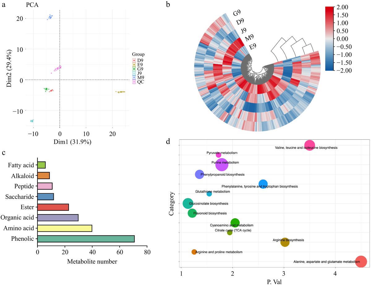 FoodAdvance1's tweet image. #FIA #spud #soils #geography
Same spud, different soils: Qingshu 9 tastes shift 🥔🗺️ Shanxi furan, Yunnan cyclopentane, Inner Mongolia ferulic—geography writes flavor code.
@MaximumAcademic @plantspplplanet @FCSJournal
Details: maxapress.com/article/doi/10…