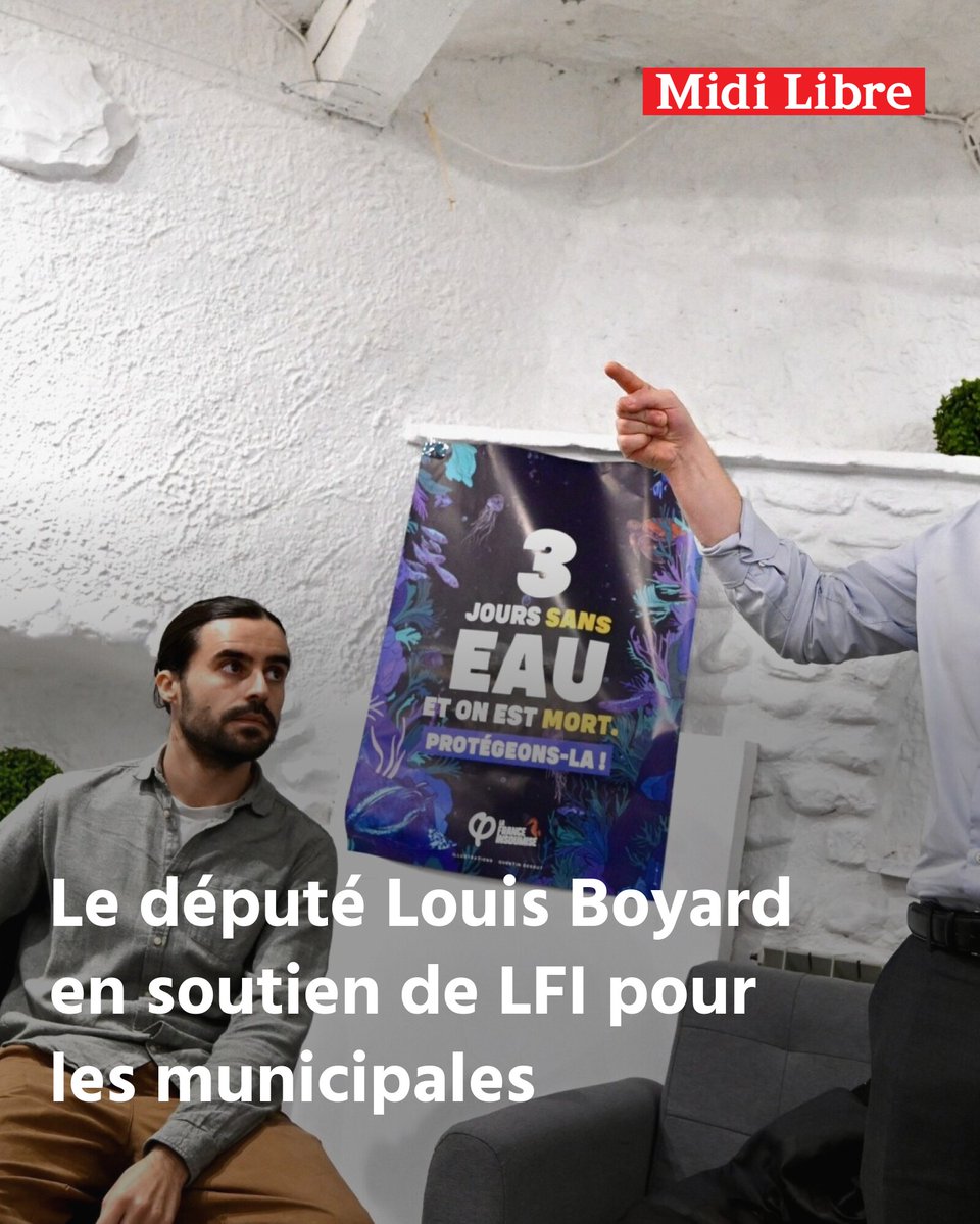 MidiLibreAles's tweet image. &quot;Il y aura très certainement trois listes à gauche&quot; : le député Louis Boyard en soutien de LFI pour les municipales
➡️ l.midilibre.fr/7SBY