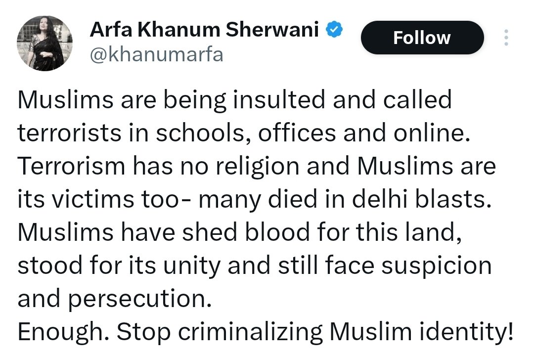 It is intellectually disingenuous for figures like <a href="/khanumarfa/">Arfa Khanum Sherwani</a> to remain conspicuously silent on the undeniable scourge of radical Islamic terrorism and the jihadist ideology fueling it, only to pivot to a victimhood narrative steeped in fabricated grievances. True discourse