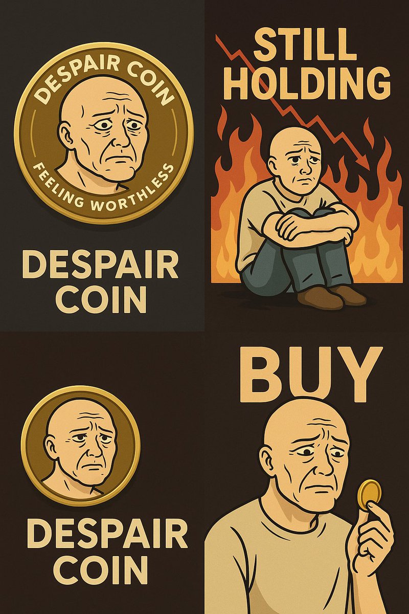 DespairCoin's tweet photo. Despair Coin (DSPR) is waking up.
The chart still looks like a patient in intensive care, but at least it’s moving.
And remember — the only place to buy it is right here:
https://t.co/c79z55lmYC
#DSPR #DespairCoin #Moonshot #StillHolding #MemeCoin https://t.co/x3fGecvfOf