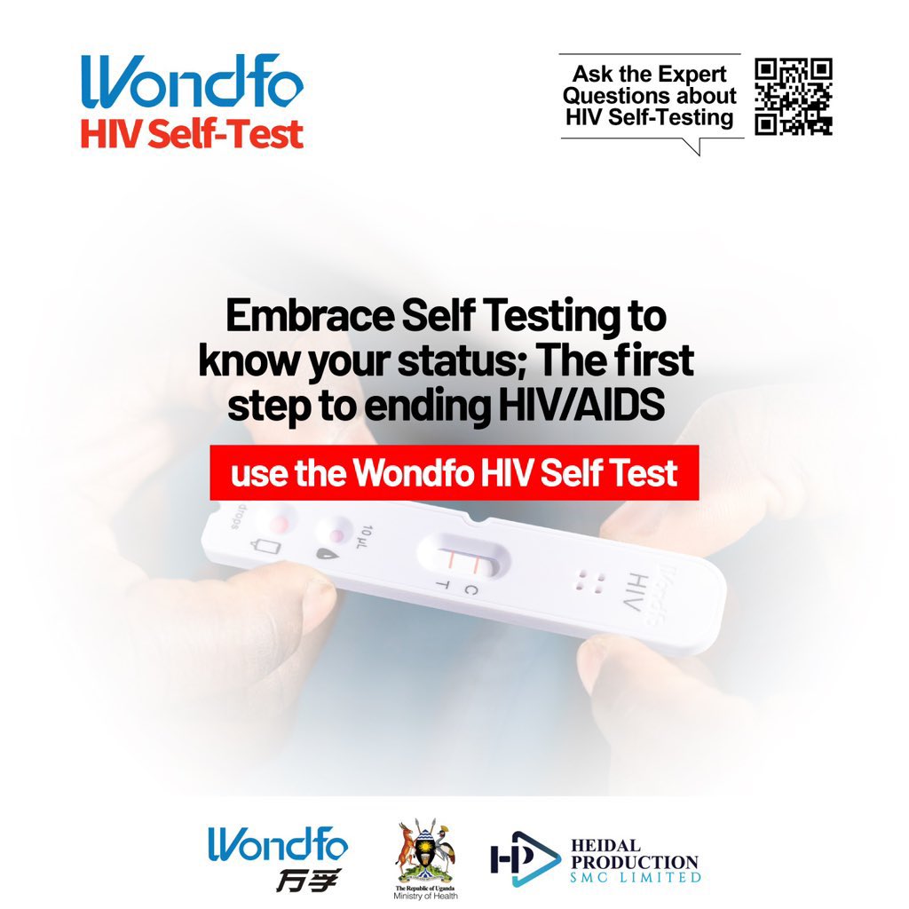 Embrace HIV self-testing today with the WondfoHIVSelf-Test because knowing your status is power. #WondfoHIVSelfTest #KnowYourHIVStatus