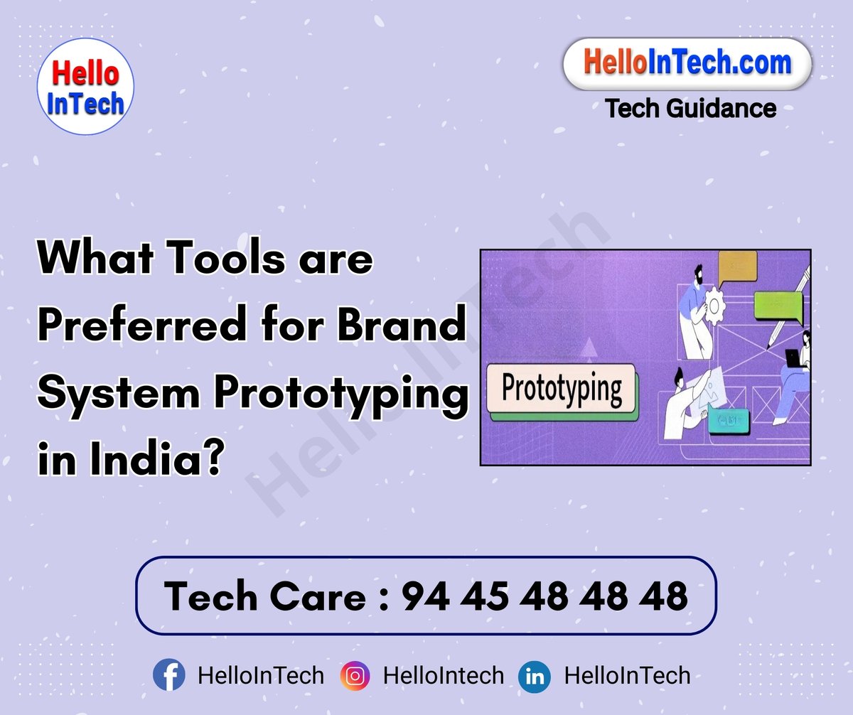 HelloIntec13514's tweet image. What tools are preferred for brand system prototyping in India?

If you would like more information, please visit the page.
hellointech.com/what-tools-are…

#brandprototyping #designtools #indiadesign #uxdesign #brandstrategy #prototypingtools #creativeprocess
