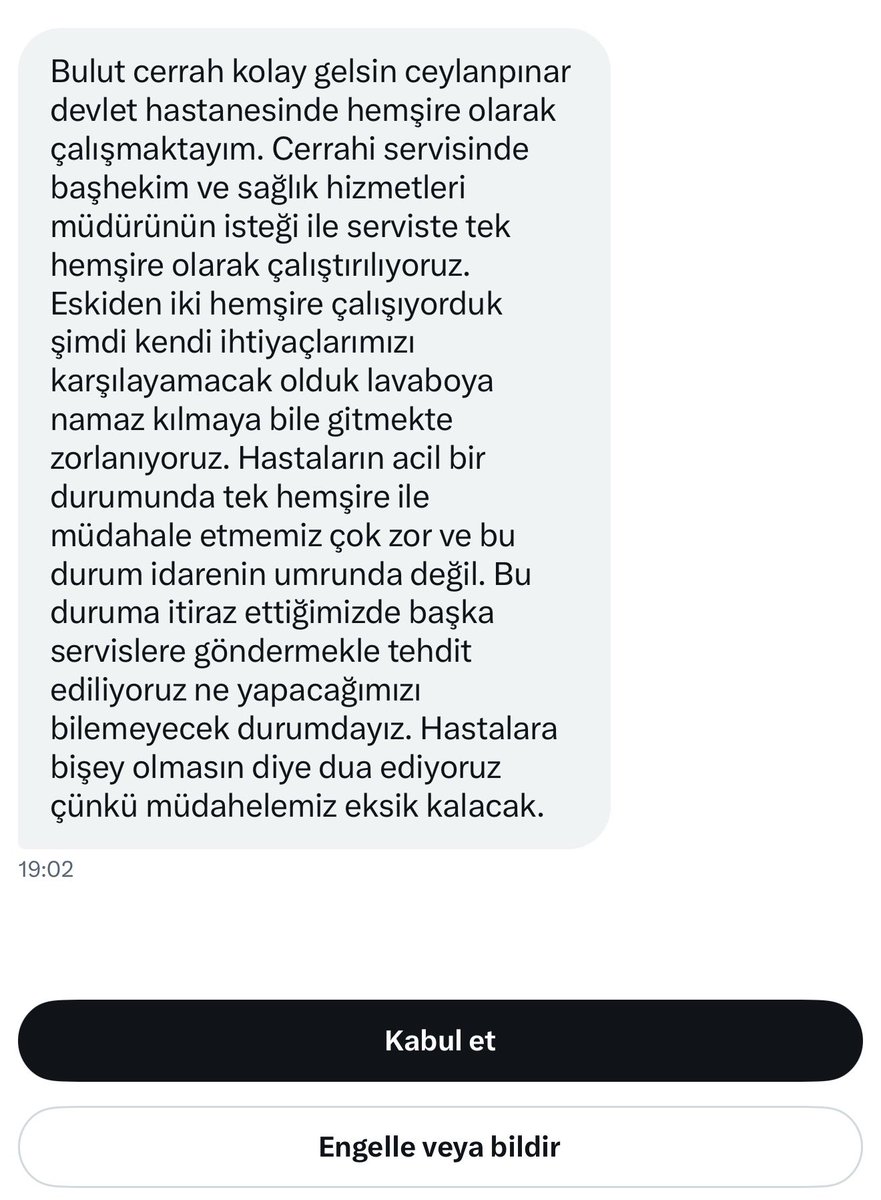 Dm kutusuna gelen şikayetler bu şekilde 
<a href="/ErhanBerkDR/">Erhan Berk</a> <a href="/sagliklicozum/">T.C. Sağlık Bakanlığı Sağlıklı Çözüm</a> <a href="/drmemisoglu/">Prof. Dr. Kemal Memişoğlu</a>