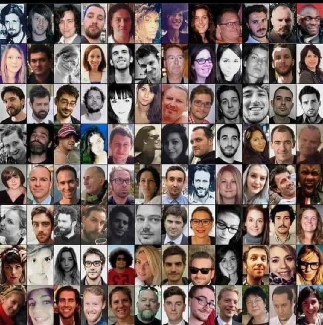 10 ans , on n'oublie pas .... pensées pour les victimes de cette atrocité, de cette barbarie et pour tous ceux qui 10 ans après continuent de se reconstruire ...

Ne jamais laisser gagner  l'obscurantisme ! 

#bataclan