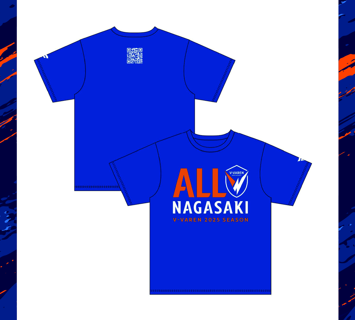 🔷グッズ情報🔶 【ALL NAGASAKI Tシャツ販売決定‼】 長崎の街をV