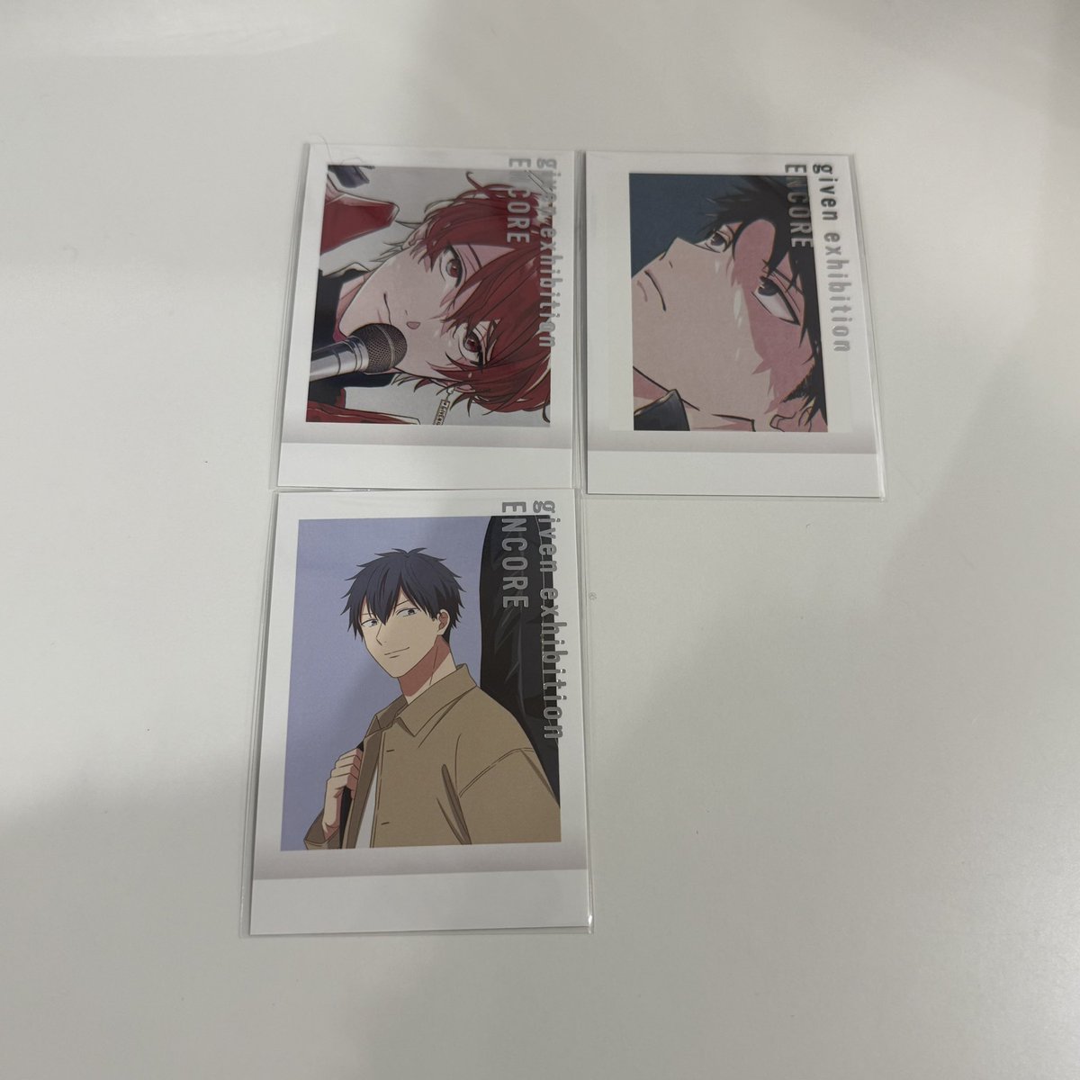 na7______7's tweet photo. 【交換】 ギヴン展 ギヴン 購入特典 ぱしゃこれ

譲）真冬　立夏　立夏
求）雨月>しずらぎ

現在池袋アニメイトにおります。池袋にて手渡しでのお取引希望。検索からでもお気軽にお声掛けください。 https://t.co/OMNUfdyEPd