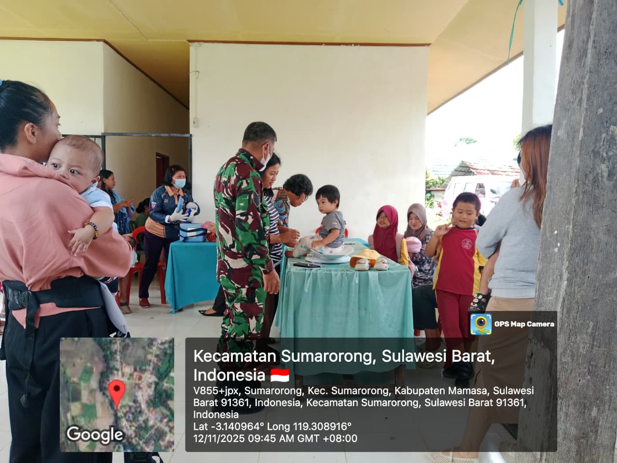 1428Kodim's tweet photo. Wujudkan Balita Sehat, Babinsa kodim Mamasa Dampingi Pelaksanaan Posyandu Di Desa Binaan https://t.co/IHuxmbPpU8
