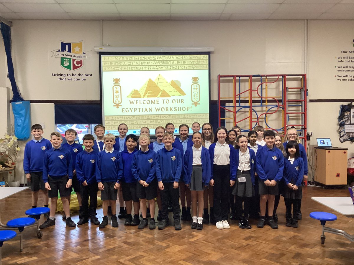 JCAWakefield's tweet image. Thank you so much to all that attended our year 6 Egyptian workshop. The children were so engaged in every activity and loved showcasing their learning to you! #community