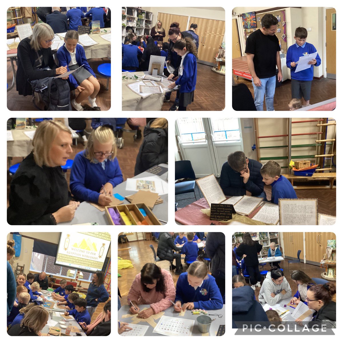 JCAWakefield's tweet image. Thank you so much to all that attended our year 6 Egyptian workshop. The children were so engaged in every activity and loved showcasing their learning to you! #community