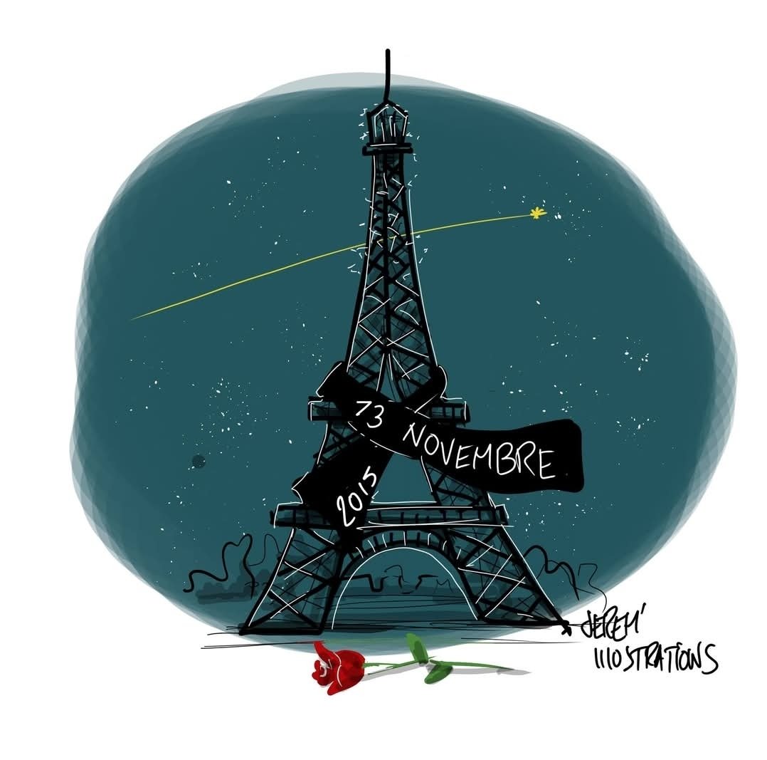 Il y a 10 ans, les terroristes se sont attaqués au sport, à la culture, à la musique, à la liberté de sortir le soir entre amis..
Ils se sont attaqués au #Bonheur 
          13 nov 2015 🌿13 nov 2025
1p ans .... déjà 😢
Ne les oublions pas 💕
#attentats2015