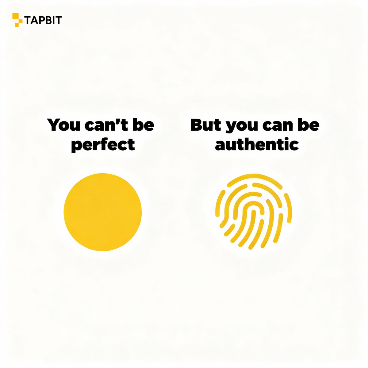 TapbitDerivs's tweet image. Authenticity always wins. 

#Tapbit