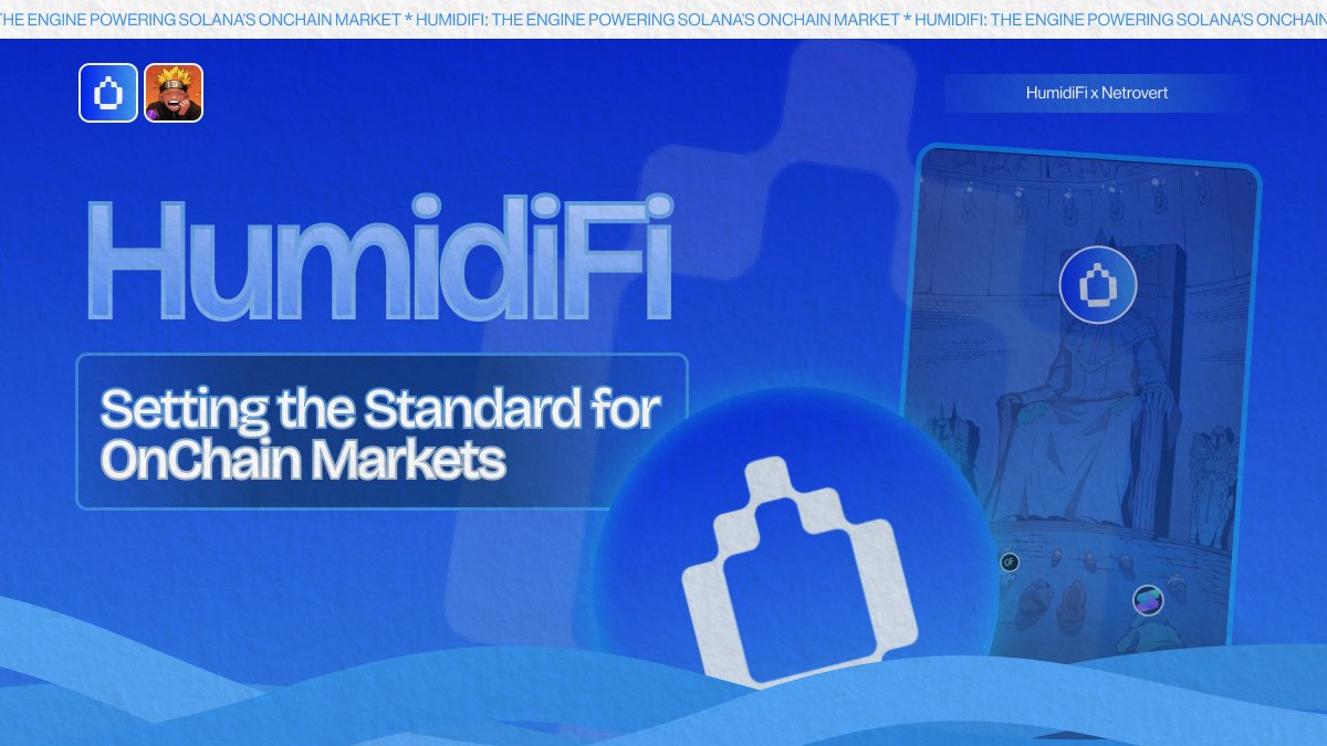 TheCreativeVic's tweet image. gCreative 💛 

I made the designs for this article by Netrovert (@netrovertHQ) about HumidiFi (@humidifi), the Prop AMM powering Solana&apos;s Onchain market. 

in this article, he dives into HumidiFi beyond the surface, uncovering why HumidiFi stands out, why it leads other AMMs, why…