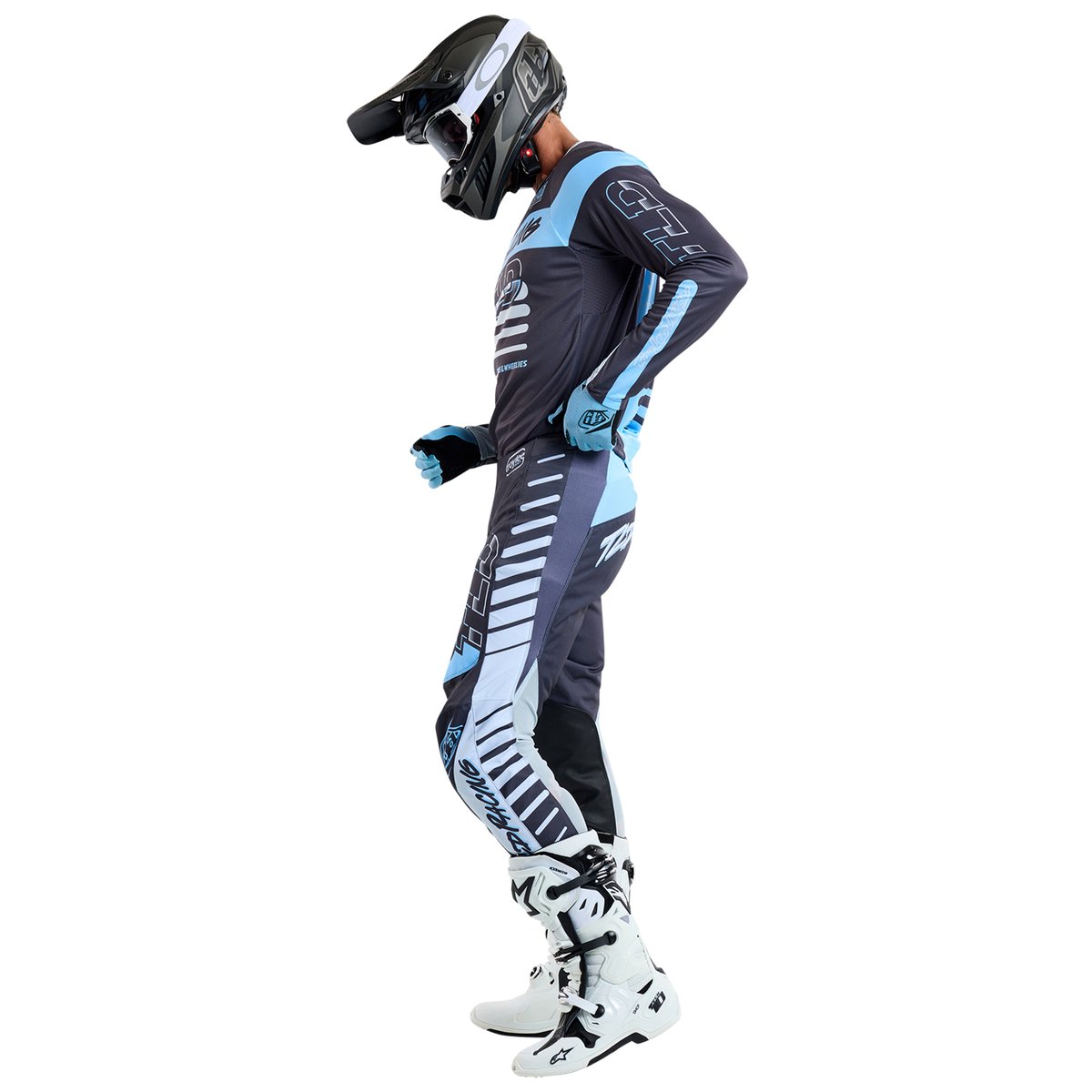 25SS TROYLEE GP-PRO AIRジャージパンツセット RIPPLE GイエローIレッド L/32サイズ