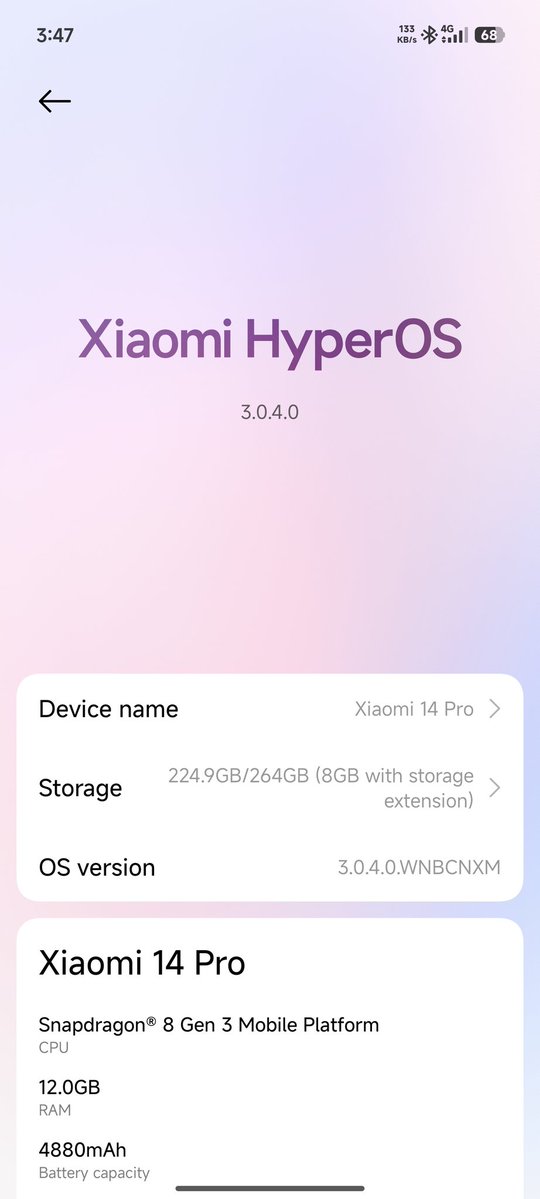 MiFanLikeYou's tweet image. HyperOS 3.0 on my Xiaomi 14 Pro.
#HyperOS #Xiaomi #Xiaomi14pro