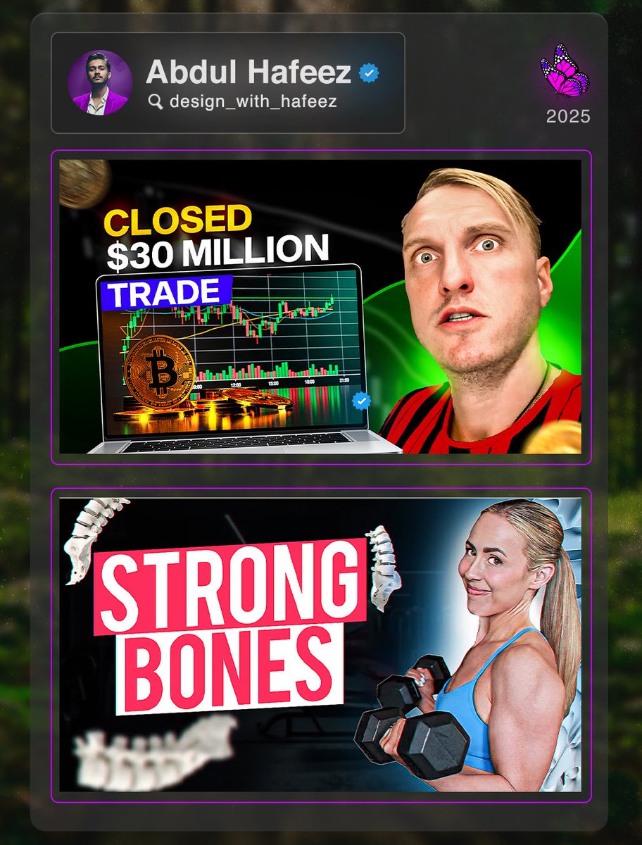 AbdulHafee80480's tweet image. 🎯 My thumbnails don’t grab attention — they own the click.
#thumbnail #thumbnail_design #thumbnailforyoutube #thumbnaildesign #designer #beforeafter #compilation #youtubevideos #youtube #banner #posters #bannerdesign