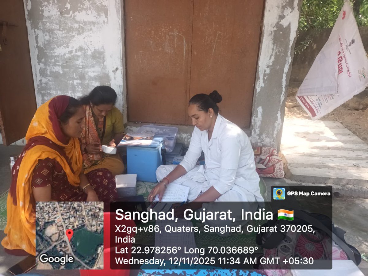 AnjarTho's tweet photo. 💉🌸 મમતા દિવસ નિમિત્તે રસીકરણ અભિયાન 🌸💉
માતાની મમતા સાથે બાળકના સ્વાસ્થ્યનું રક્ષણ કરીએ.
રસી આપો — આરોગ્ય આપો! 🙏
#મમતા_દિવસ #રસીકરણ #HealthyChild #MamataDivas
@CdhoKutch @KutchSbcc @NHMGujarat https://t.co/ibKx0SRxPy