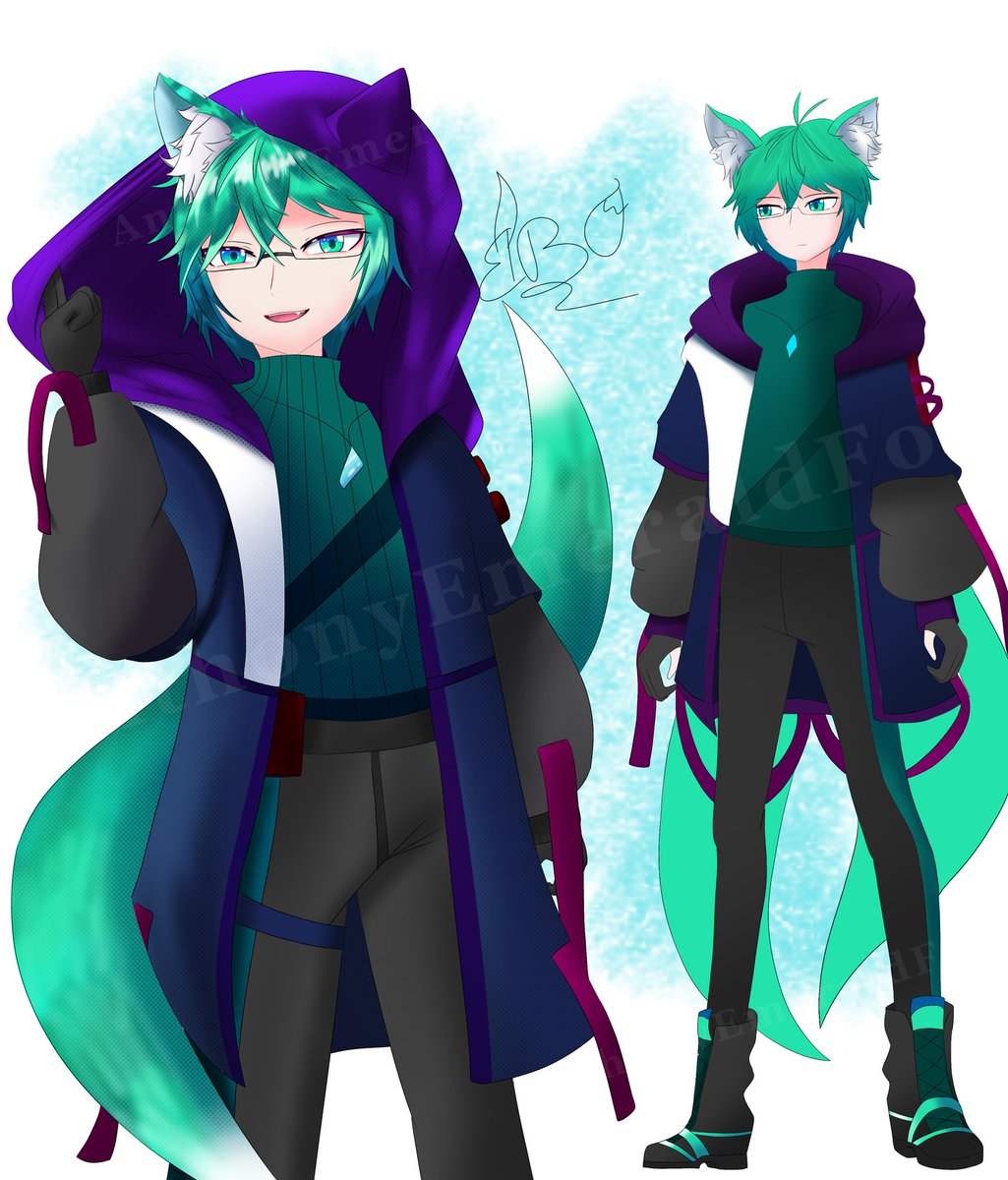 AntEmeraldFox's tweet photo. (Repost) 

I NEED to find a better and faster way to draw cause one drawing takes like a month to make on detail work.

#digitalart #digitalillustration #anime #ibisPaintX #Oc #originalcharacterart https://t.co/M1S1xTDTwm