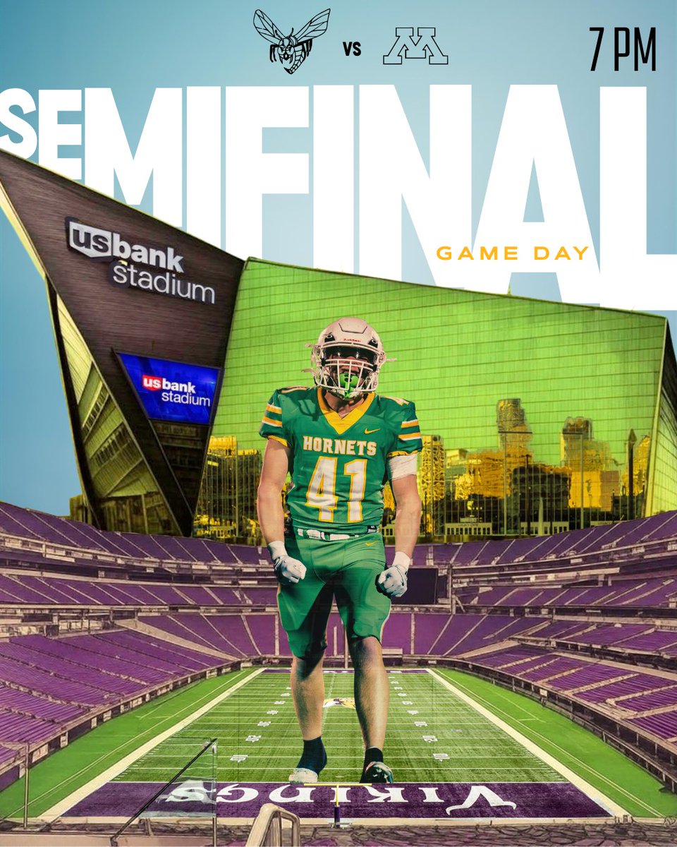 ⚠️ SEMIFINALS ⚠️

🆚Minnetonka
⏰ 7 PM
📍 US Bank Stadium