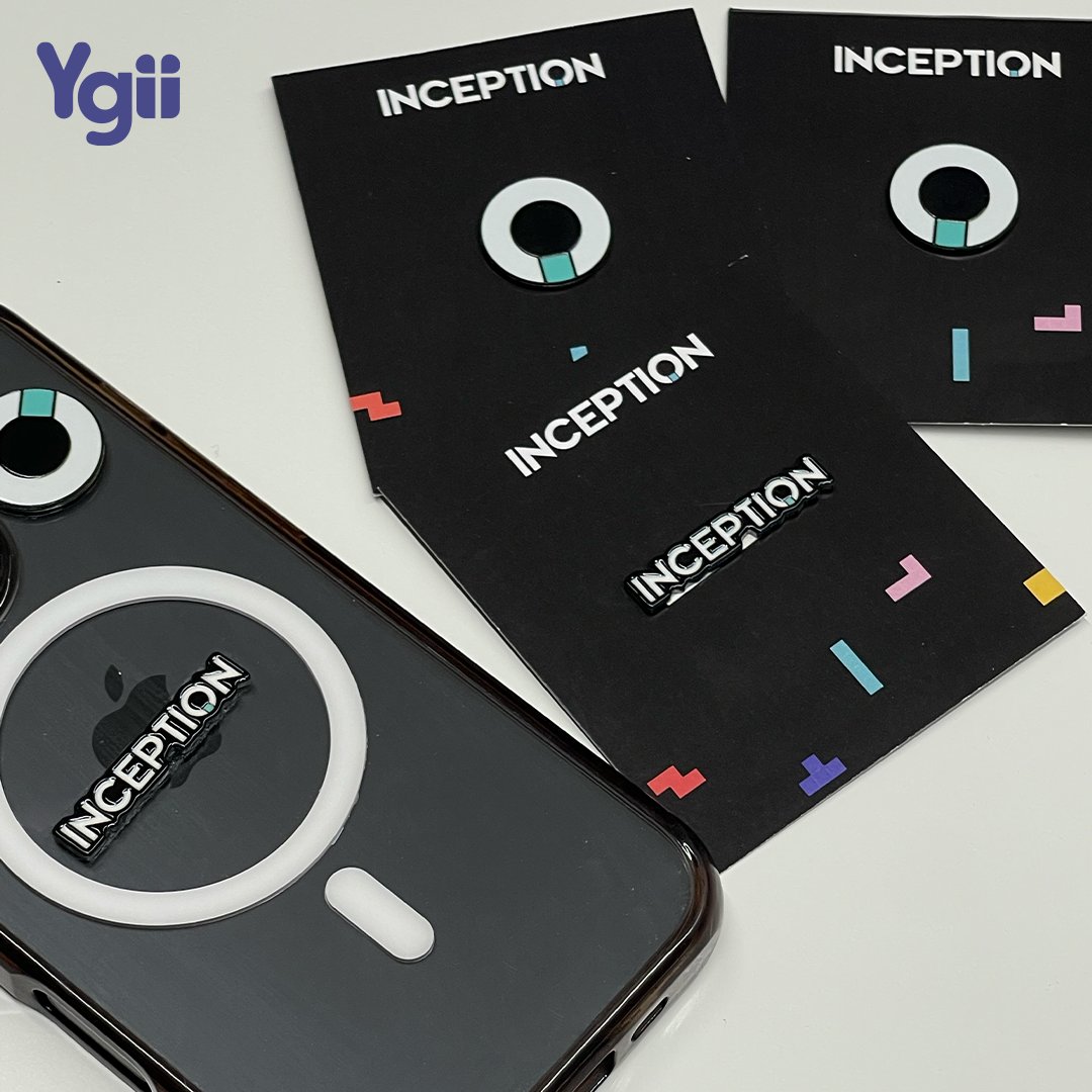 ygiiapp's tweet photo. We recently created custom magnetic pins &amp; 3M sticker  for @inception_sa   ✨

Thoughtful designs that perfectly reflect their brand identity and purpose 🎁 

#CorporateGifts #Branding #CustomDesign #YgiiGifts https://t.co/nB05F6PpiO