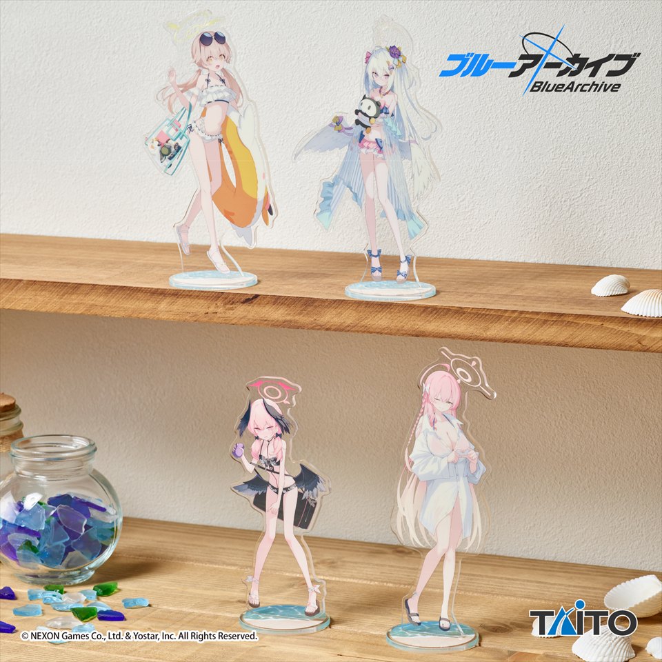 ブルーアーカイブ】ヒフミ、アズサ、コハル、ハナコのアクリルスタンド
