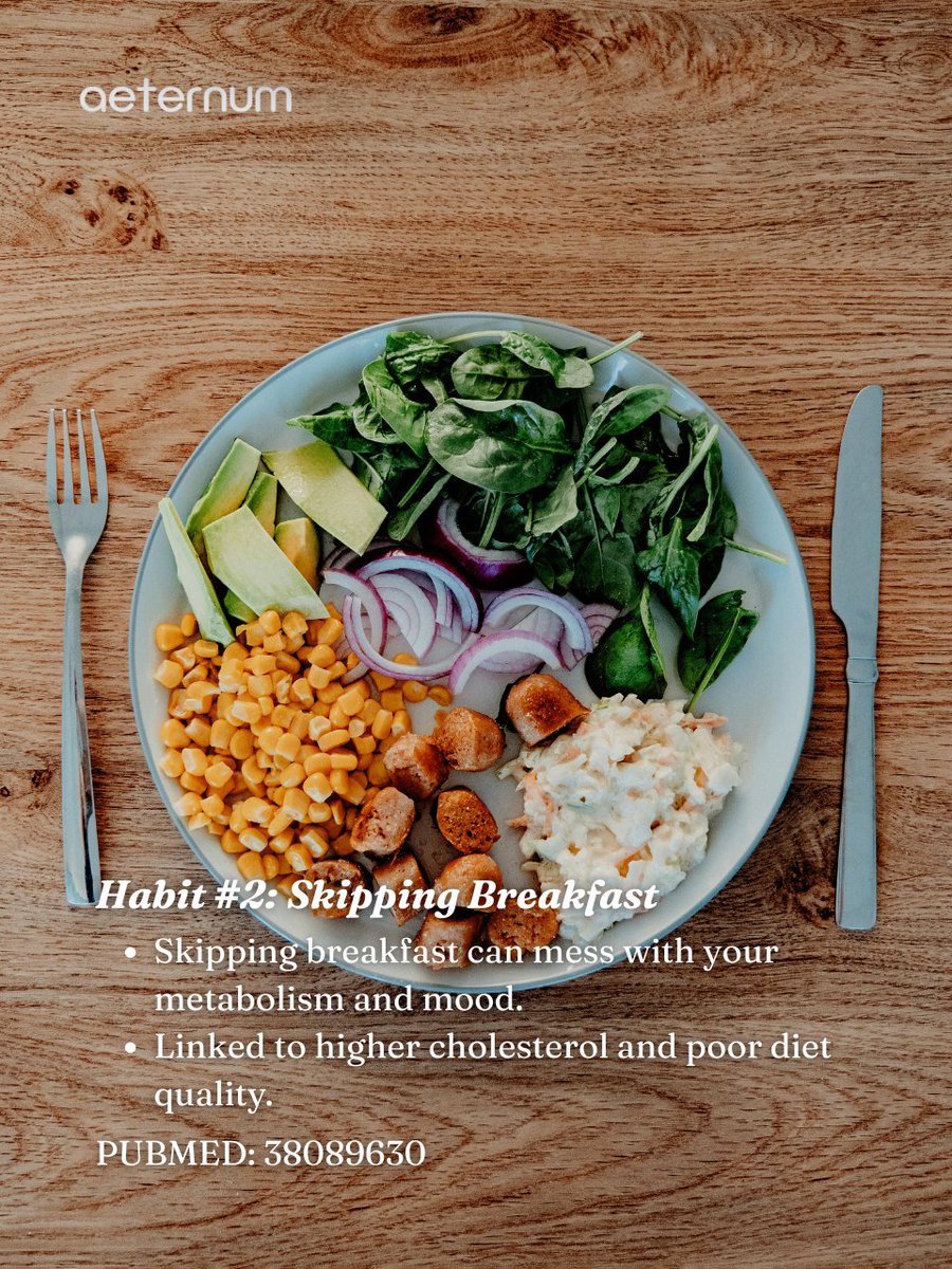 aeternumcompany's tweet image. ☀️ 3 morning habits to avoid: Don’t check your phone first, skip breakfast, or drink coffee on an empty stomach 🚨 Start mindful routines instead. ✨ Follow us &amp;amp; visit our site! #MorningHabits #BiohackingHealth