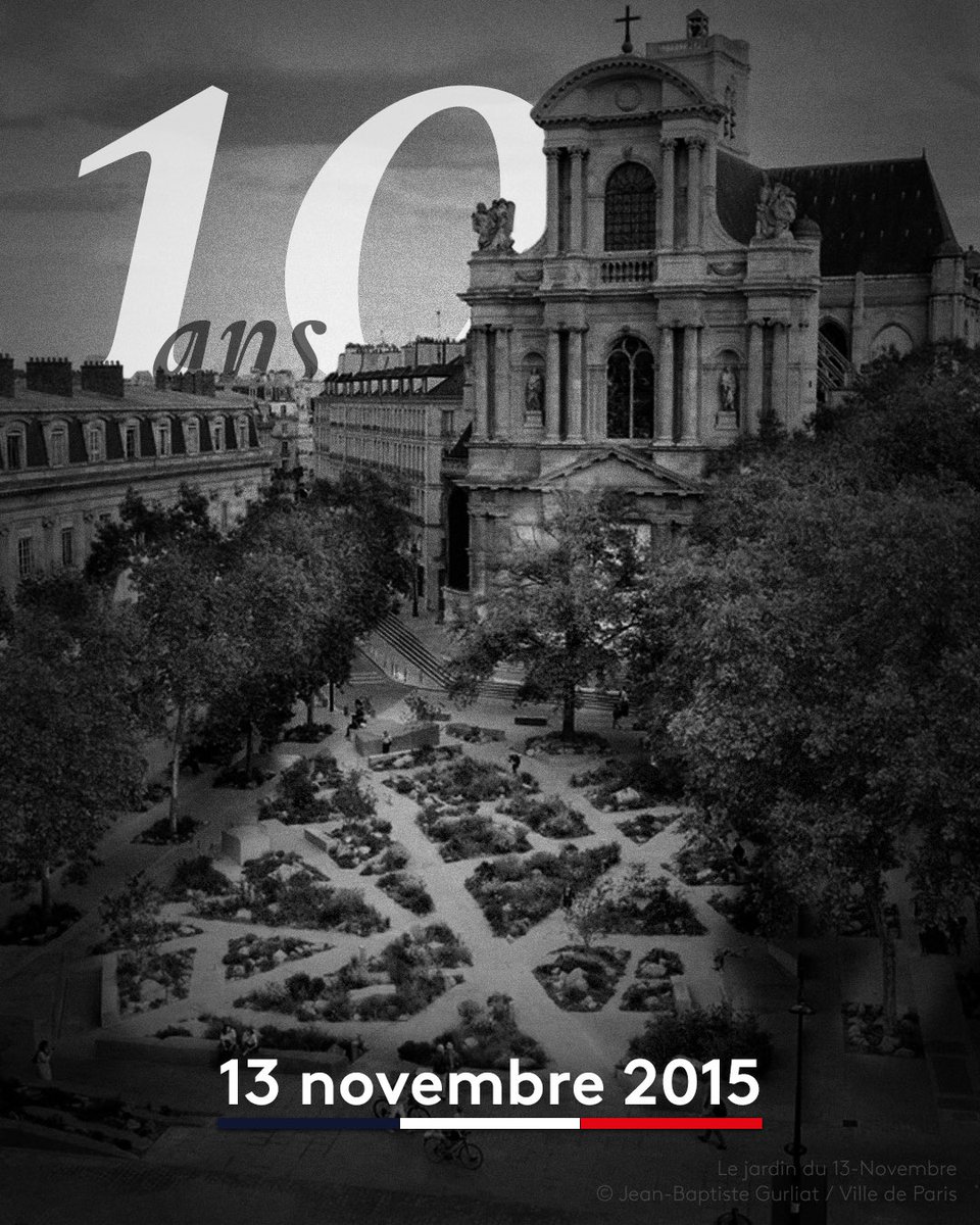 Il y a dix ans, la France était frappée en plein cœur.

Le 13 novembre 2015 reste gravé dans notre mémoire nationale.

Nous rendons hommage aux victimes, à leurs proches, et à tous ceux qui ont fait face à l’horreur islamiste avec courage.