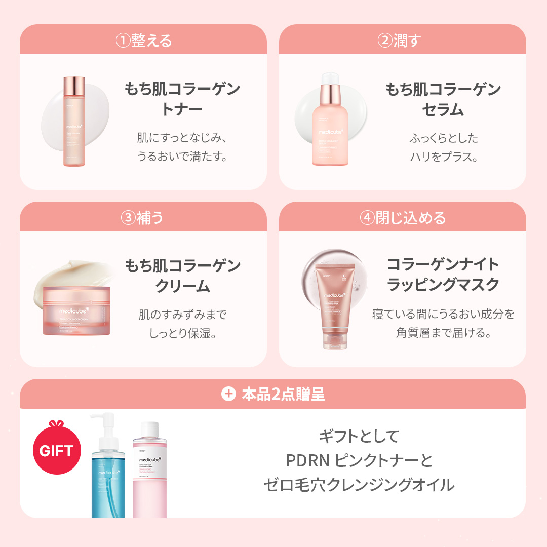 medicube コラーゲンハリセット 楽天市場】☆神トク20％OFFクーポン 2/4(水) 20:00～2/10(火) 1:59まで