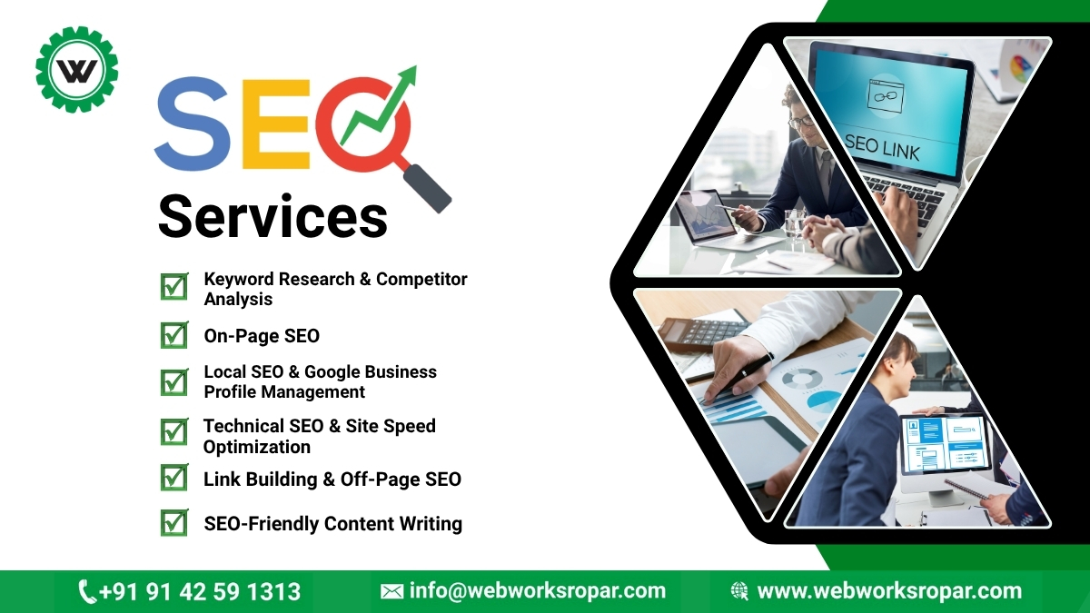 webworksropar's tweet image. 🚀 Boost your website’s visibility with expert SEO services from Web Works. Rank higher, get noticed, grow faster! 

#SEO #DigitalMarketing #WebWorks