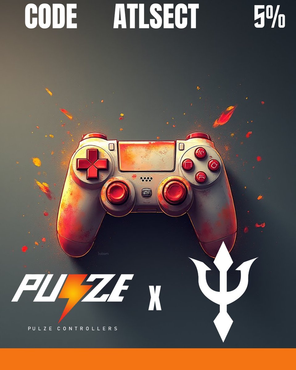 Atlsect's tweet image. 🚨 NEW SPONSOR ALERT 🚨
We’re teaming up with @PulzeController to level up your gameplay! 🎮

Use code ATLSECT for 5% OFF when grabbing your next modded controller 👉pulzecontrollers.com

Ready to Pulze up your gameplay? ⚡