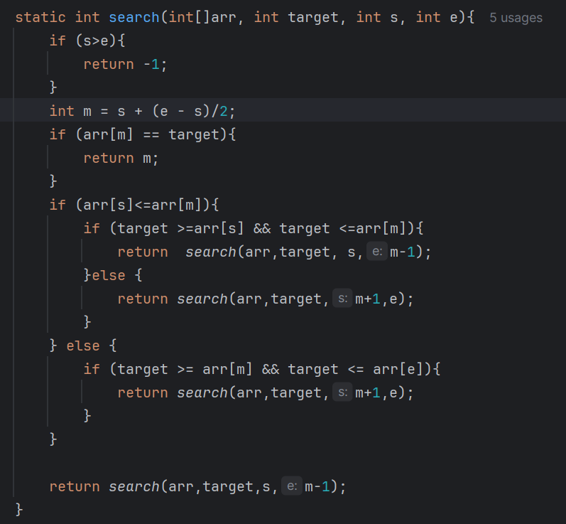 ReyedgeM's tweet image. 🚀 Solved the classic Search in Rotated Sorted Array using recursion + binary search!
💡 Idea:
Find the sorted half → check if the target lies within it → recurse!
#BinarySearch #DSA #Java #Recursion