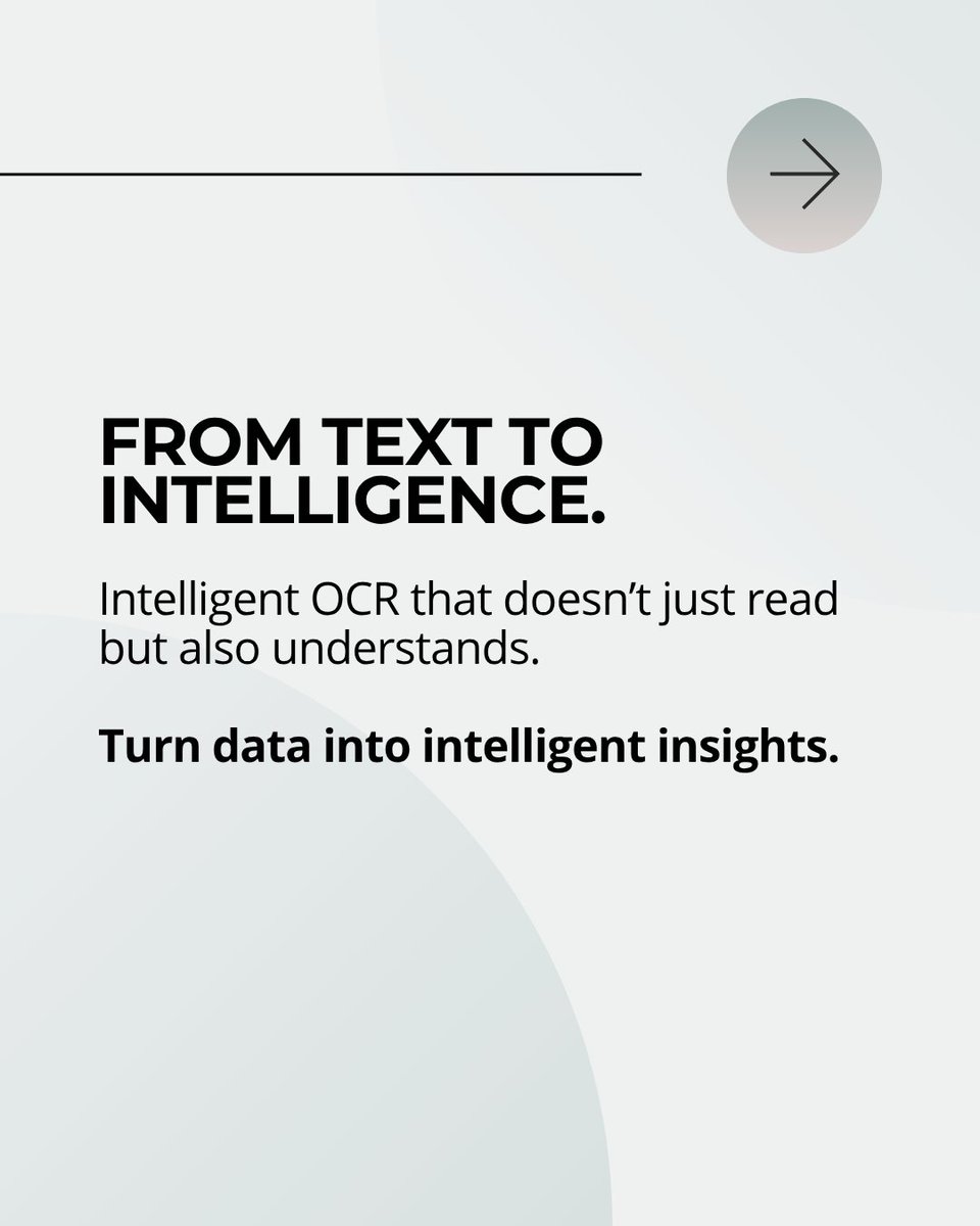 deepknitai's tweet image. DeepKnit AI’s Intelligent OCR goes beyond automation - it reads like a human and understands context to classify and categorize data with precision.

Work smarter. Stay focused. Explore Intelligent OCR.

#IntelligentOCR #DocumentAutomation #AIDataExtraction #SmartProcessing