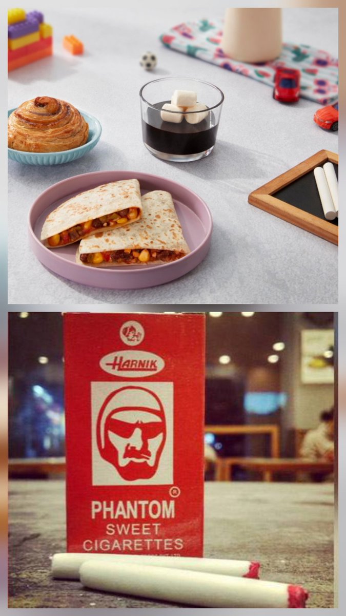 shukla_tarun's tweet image. Somehow as I saw the new children's meal pic on @AkasaAir flights available pre-booked all of this month

- Veg Quesadillas, Cinnamon Roll, Chocolate Marshmallow &amp;amp; a drink 

My mind went to what seemed to be there but not there : 

#childhood #stuff 🙃