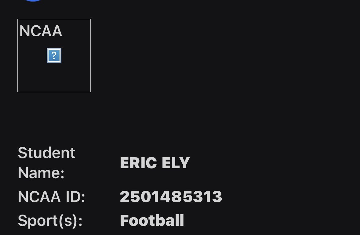 Officially in the portal! 4 years of eligibility left