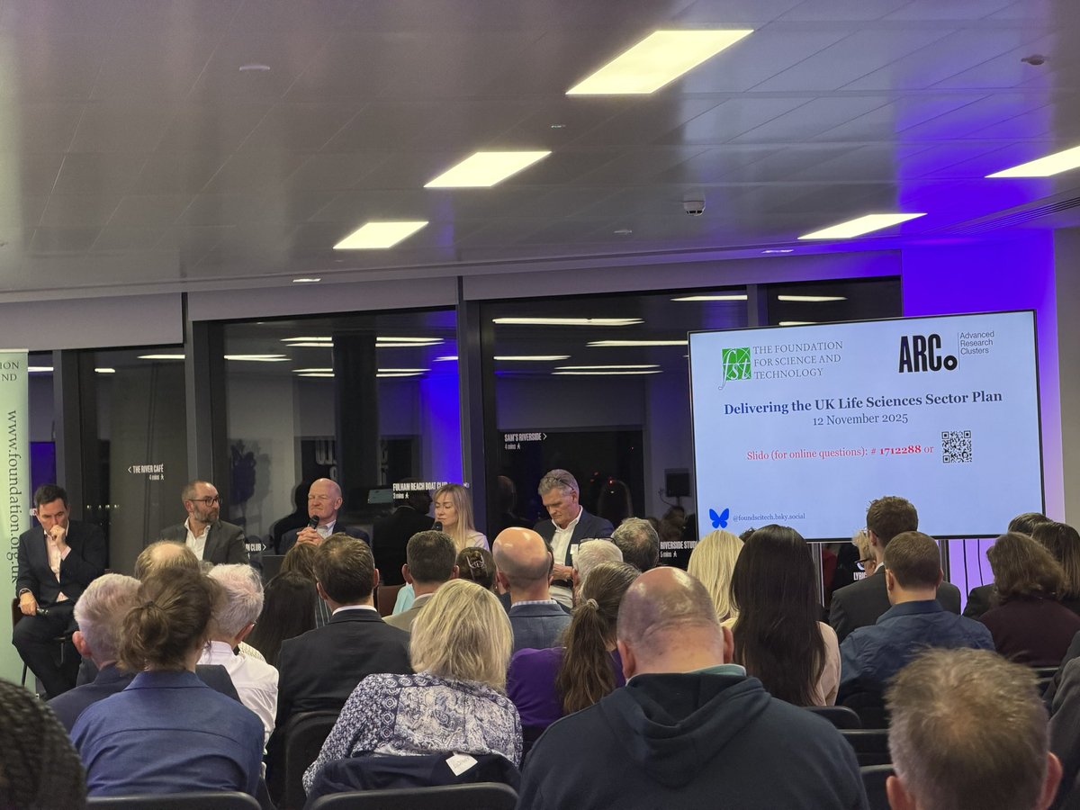 awmackenzie's tweet image. Amazing new R&amp;amp;D space at @arcgroup_io in west London, which I visited last night for the @FoundSciTech event on delivering the life science sector plan.  Fantastic discussion on action the UK should take to turbo charge our life science ecosystem. (And take a look at the view…