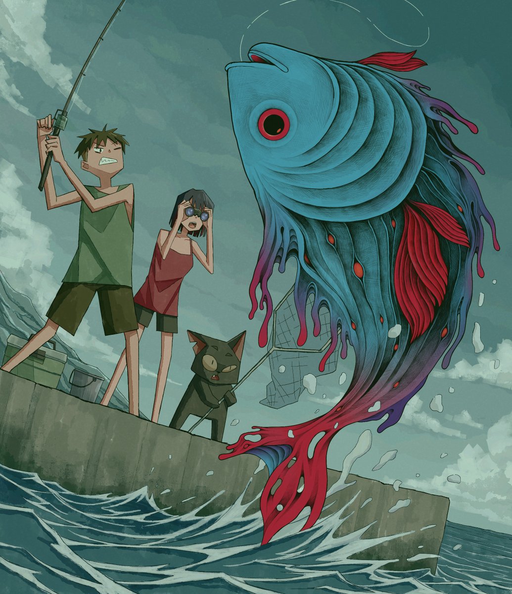 GM Friends!

New collab piece with <a href="/owraj__/">Djarwo Edhie</a> 
A legendary fish took their bait!🎣

"𝗖𝗮𝘁𝗰𝗵 𝗼𝗳 𝘁𝗵𝗲 𝗗𝗮𝘆" on <a href="/objktcom/">objkt</a> 

20 edition
6 $XTZ
▼