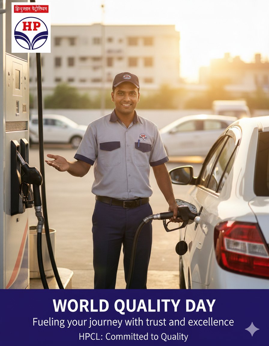 HPCL_Mumbai's tweet image. This #WorldQualityDay, we reaffirm our commitment to delivering trust in every drop. ⛽💧
At HPCL, quality isn’t just a promise — it’s our daily practice. 💙
#HPCL #QualityAndQuantity #DeliveringHappiness