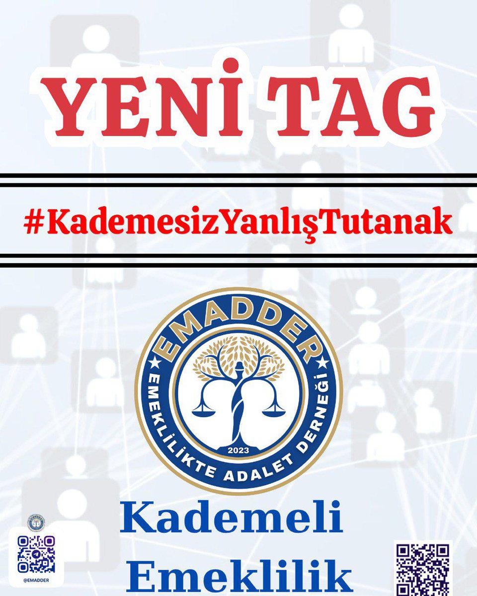 📣📣 TAG DUYURUSU 📣📣

             ⬇️ ⬇️ ⬇️ ⬇️ ⬇️
🔥 #KademesizYanlışTutanak 🔥

<a href="/CKoncagul/">Çiğdem Koncagül</a>
<a href="/tugbaisikercan/">Tuğba IŞIK ERCAN</a>
<a href="/musakucuk2934/">Musa Küçük</a>
<a href="/SermetAtay/">Sermet Atay</a>
<a href="/ssedakayaosen/">Seda Kâya Ösen</a>

Milyonların emeğini, alın terini, yıllarını “yanlış tutanak” diyerek silemezsiniz!
Biz sustuk, siz görmezden geldiniz…
Ama
