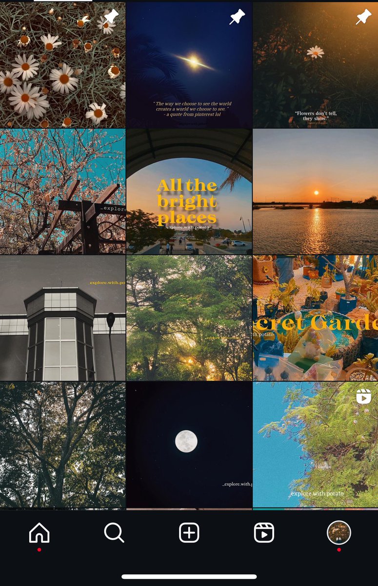 unc1e_potato's tweet image. The banner I’m using currently is an amateur shot and edit I did a while back, and the images below are some of my own pieces too, all created on my current phone.