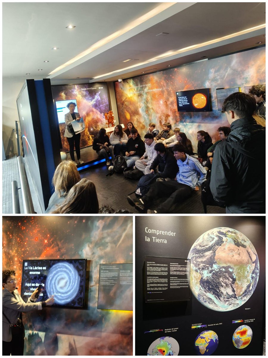 Twitsabel2's tweet photo. La pasada semana los profesores de Física e Historia llevaron a los 2°bach de #elIsabel a Cebreros en una jornada donde se mezcla el estudio astronómico en las instalaciones de la NASA y la transición española centrada en la vida de nuestro alumno histórico D.Adolfo Suarez https://t.co/3O4IAW0wJo