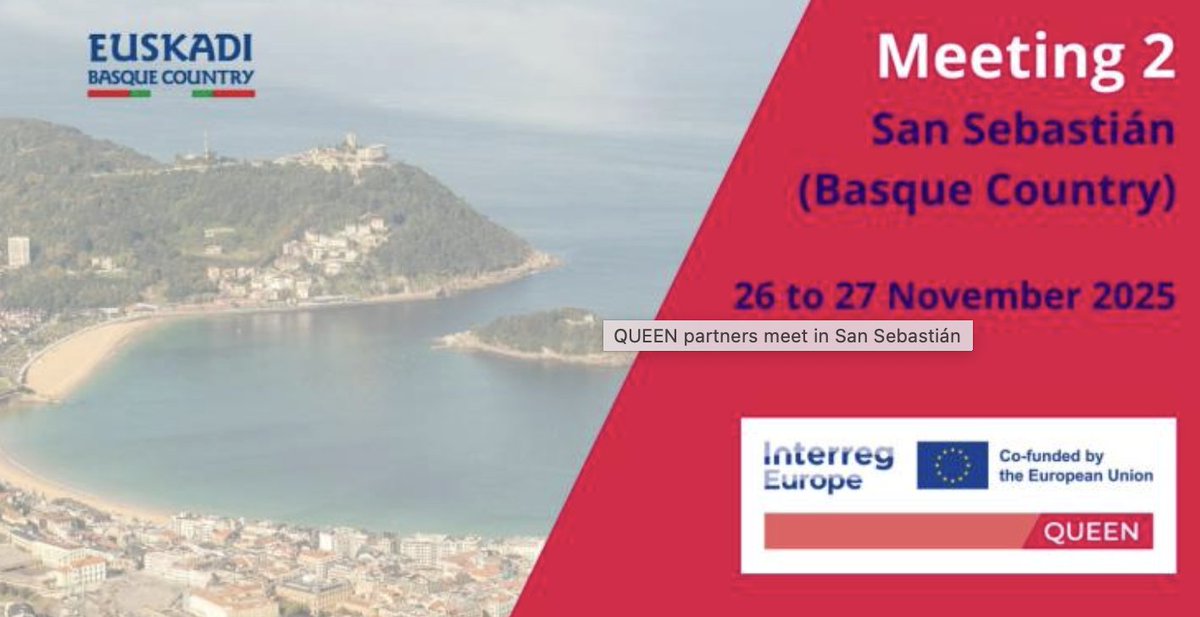 QUEEN partners are meeting in the Basque Country!

The next project meeting will take place at @Tknika, the region’s centre for applied research and innovation in VET, to continue shaping better apprenticeship systems across Europe!

Read more 👉🏽 shorturl.at/d466f