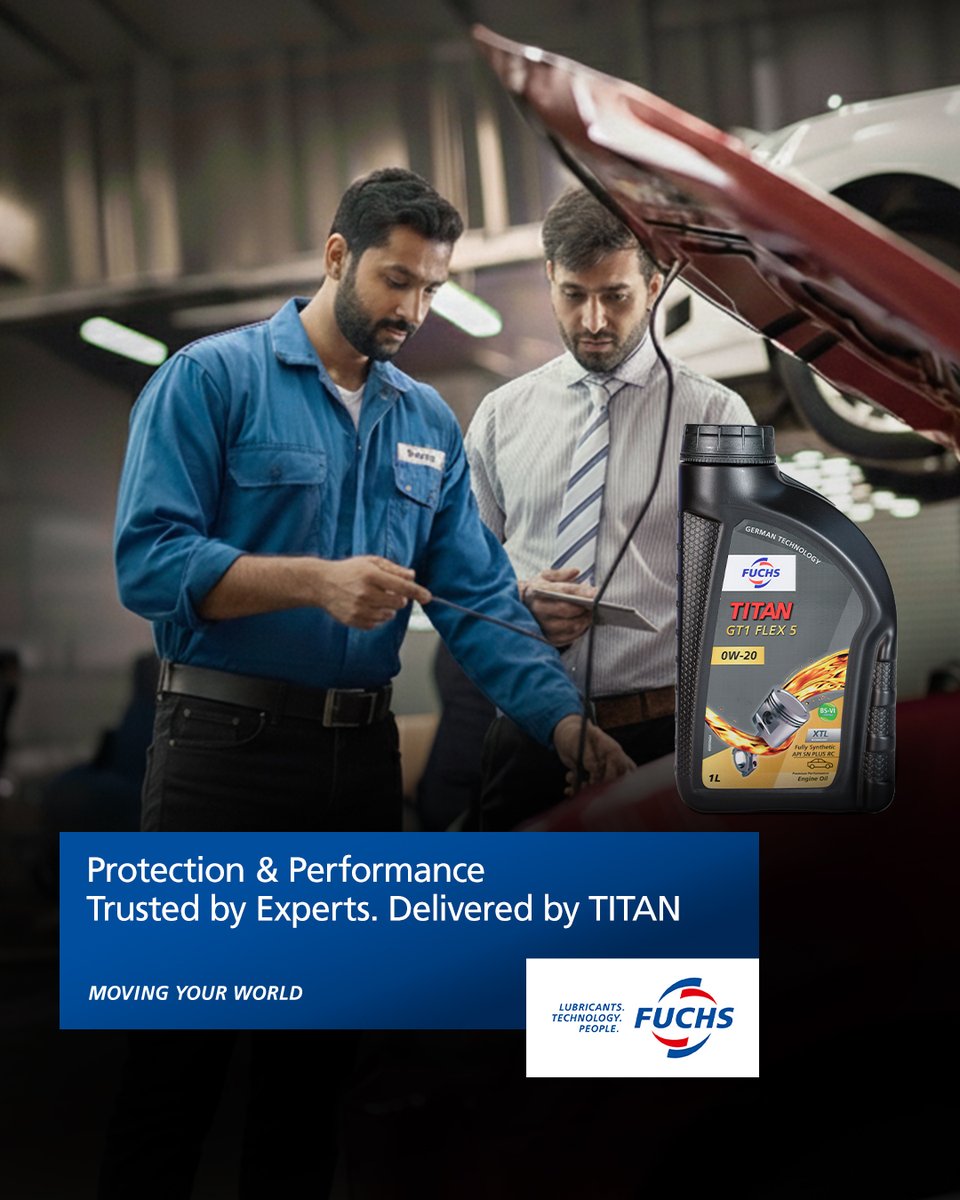 FuchsIndia's tweet image. For engines that demand the best, TITAN delivers unmatched reliability and strength, every time.

#fuchs #fuchsindia #movingyourworld #fuchstitan
