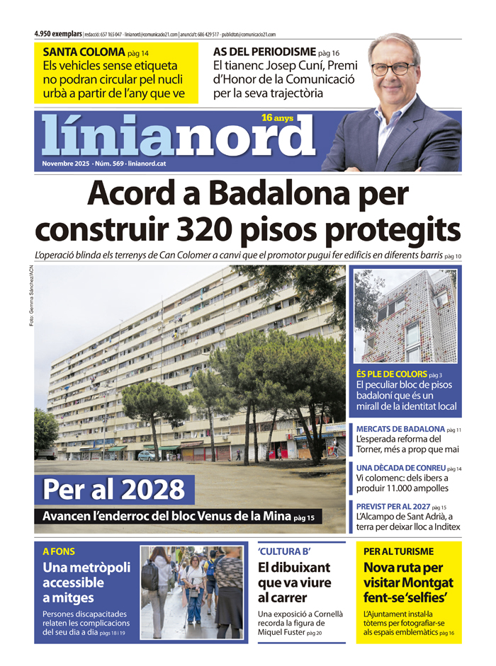 📰 És dijous de #LíniaNord. Llegeix l'edició de novembre fent clic a l'enllaç que segueix:

🔗 liniaxarxa.cat/linianord-barc…