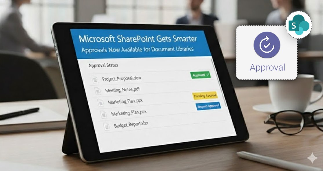 Apps4ProPlanner's tweet image. Apps4.Pro has published new BLOG on “Microsoft SharePoint Online Gets Smarter — Approvals Now Available for Document Library”

BLOG link: blog.apps4.pro/enable-approva…
Refer this post for more details 👇.

#microsoft365 #microsoftsharepoint #sharepointonline