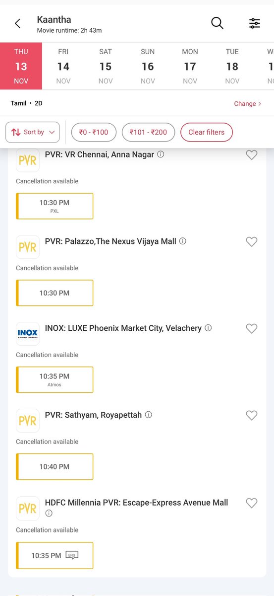 #Kaantha  Hyderabad and Chennai Premier Shows Booking 🔥🔥